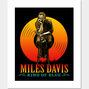 miles davis kind of blue Posters and Art